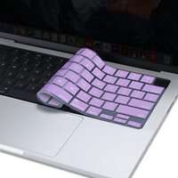 Keyboard Cover Skin For MacBook Air Pro 13 13.6 14 15.3 16 A2442 A2779 A2485 A2780 A2681 A2941 M1 M2 2021 to 2023 purple thumbnail