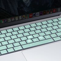 Keyboard Cover Skin For MacBook Air Pro 13 13.6 14 15.3 16 A2442 A2779 A2485 A2780 A2681 A2941 M1 M2 2021 to 2023 Mint Green thumbnail