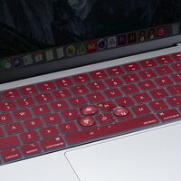 Keyboard Cover Skin For MacBook Air Pro 13 13.6 14 15.3 16 A2442 A2779 A2485 A2780 A2681 A2941 M1 M2 2021 to 2023 Wine Red thumbnail