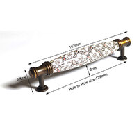 Ceramics Kitchen Cabinet Handles Bar Drawer Handle Pull cooper 128mm thumbnail