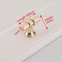 Luxury Design Kitchen Cabinet Handles Drawer Bar Handle Pull Gold T Bar thumbnail