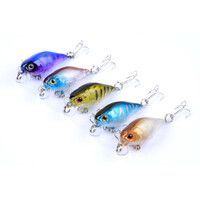 5x 4.3cm Popper Crank Bait Fishing Lure Lures Surface Tackle Saltwater thumbnail