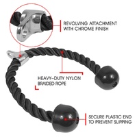 Tricep Rope Fitness Gym Pulley Pull Down Rope Cable Machine Attachment Pull down Rope thumbnail