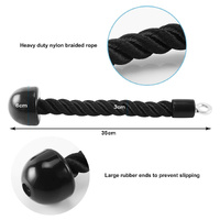 Single Grip Tricep PullDown Rope Cable Attachment Pull Down Rope Tricep Rope Pully thumbnail