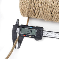 100m Sisal 5mm Rope Natural Twine Cord Thick Jute Hemp Manila  Crafting Home Decor thumbnail