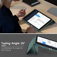 iPad 10th Case 10.9 Inch 2022 with Pencil Holder, Smart iPad Case with Soft TPU Auto Wake Sleep Dark Green thumbnail