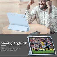 iPad 10th Case 10.9 Inch 2022 with Pencil Holder, Smart iPad Case with Soft TPU Auto Wake Sleep Sky Blue thumbnail