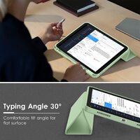 iPad 10th Case 10.9 Inch 2022 with Pencil Holder, Smart iPad Case with Soft TPU Auto Wake Sleep Green thumbnail