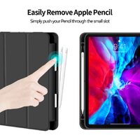 iPad Pro 11 Inch 2020 Soft Tpu Smart Premium Case Auto Sleep Wake Stand Cover Pencil holder Black thumbnail