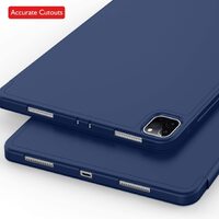 iPad Pro 11 Inch 2020 Soft Tpu Smart Premium Case Auto Sleep Wake Stand Cover Pencil holder navy blue thumbnail