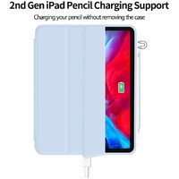 iPad Pro 11 Inch 2020 Soft Tpu Smart Premium Case Auto Sleep Wake Stand Cover Pencil holder ice blue thumbnail