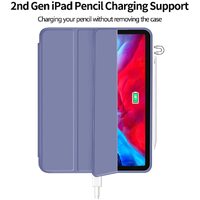 iPad Pro 11 Inch 2020 Soft Tpu Smart Premium Case Auto Sleep Wake Stand Cover Pencil holder Purple thumbnail