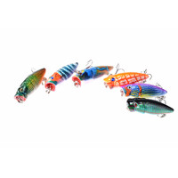 6X 3.5cm Popper Poppers Fishing Lure Lures Surface Tackle Fresh Saltwater thumbnail