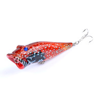 5X 8cm Popper Poppers Fishing Lure Lures Surface Tackle Fresh Saltwater thumbnail