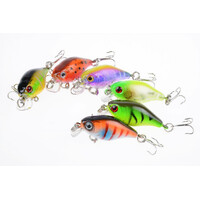 6x 4.5cm Popper Crank Bait Fishing Lure Lures Surface Tackle Saltwater thumbnail