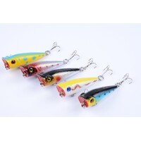 5X 5cm Popper Poppers Fishing Lure Lures Surface Tackle Fresh Saltwater thumbnail