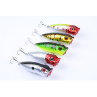 5X 6.5cm Popper Poppers Fishing Lure Lures Surface Tackle Fresh Saltwater thumbnail