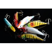 6x 8cm Vib Bait Fishing Lure Lures Hook Tackle Saltwater thumbnail