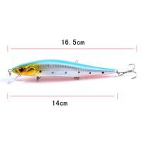 5x Popper Minnow 14cm Fishing Lure Lures Surface Tackle Fresh Saltwater thumbnail