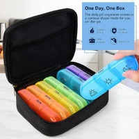 Weekly Pill Organizer 3 Times a Day Pill Box Daily Pill Case Vitamin, Medicine Case thumbnail