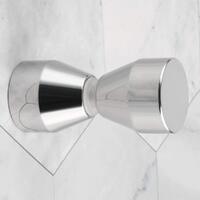 Shower Glass Door Knob Bathroom Round Back-to-Back Handle Pull 304 Brushed Nickel thumbnail
