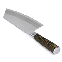 27cm Cleaver Knife Kitchen Chef Knife 7 inch Vegetable Meat Cleaver Pakkawood wood Handle thumbnail