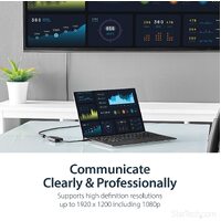 USB-C Type C USB 3.1 Male to VGA Female Monitor Projector Adapter Cable Macbook thumbnail
