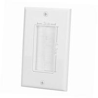 Brush Wall Plate Wires Cable Access Strap Management Socket Mount Port HDMI thumbnail