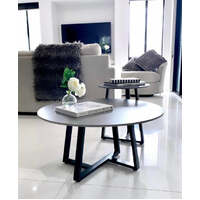 Interior Ave - Broadway Two Tier Coffee Table Set - Stone Grey thumbnail