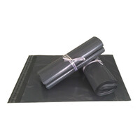 25 Pack - 400x300 mm GREY PLASTIC MAILING SATCHEL COURIER BAG POLY POSTAGE SHIPPING POST SELF SEAL thumbnail