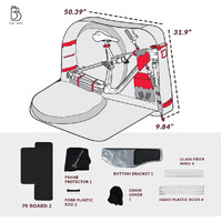 BROTHER BROTHER Bike Travel Bag Case Plane Boat Shipping Transport, Fits Cross Country All Mountain Bike, MTB, TT, Road Triathlon Bike 29er 700c thumbnail