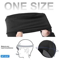 Helmet Fleece Inner Liner Cycling Skull Cap Winter Thermal MTB Mountain Cycling Cap for Men Women Headwear for Running Skiing & Winter Sports BLACK Ro thumbnail