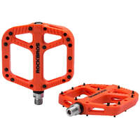 Extra Large MTB Flat Pedal Orange Nylon Composite 208g Stud Pin Grips ORANGE Rockbros thumbnail