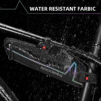 Bike Top or Under Tube Bag Reflective Material Road MTB Mountain Commuter Hybrid Ebike Tourer Scooter Escooter Bag BLACK Rockbros thumbnail