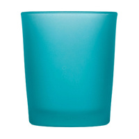 10 Pack Turquoise Frosted Glass Votive Tealight Candle Holders House Party Cenrepiece Xmas Wedding Decor Glass Candlestick Party Decorations Bridal Ba thumbnail