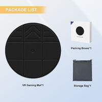 DEVASO Foldable VR Mat, Round Anti Fatigue Large Mat, Anti-Slip and Comfortable thumbnail