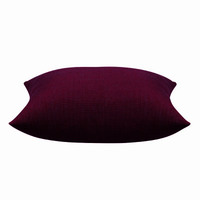 Pack of 4 Elements Deep Red Solid Base Colour Square Cushion Covers thumbnail