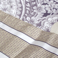 250TC Cotton Reversible Quilt Cover Set Elizabeth Queen thumbnail