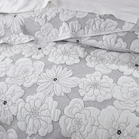 Bianca Leona White 4 Pcs Bedspread Set Super King thumbnail