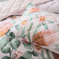 Bianca Sidney Blush Printed Floral Bedspread Set King thumbnail