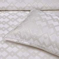 Bianca Firenze Pearl 6 Pcs Jacquard Geometric Comforter Set Super King thumbnail