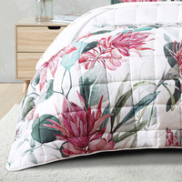Bianca Nikita White Polyester Coverlet Set Super King thumbnail