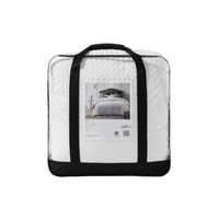 Accessorize Dotty Clip White 3 Piece Jacquard Comforter Set King thumbnail