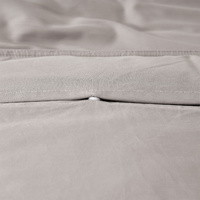 Accessorize Stone 400TC Stone Bamboo Cotton Double Stitched Quilt Cover Set Queen thumbnail