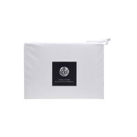 Accessorize White/Natural Tailored Hotel Deluxe Cotton Quilt Cover Set Super King thumbnail