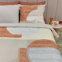 VTWonen Pale Colouring Natural Cotton Quilt Cover Set Queen thumbnail