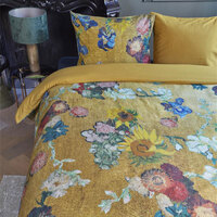 Bedding House Van Gogh Partout des Fleurs Gold Cotton Sateen Quilt Cover Set Queen thumbnail