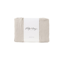 Vintage Design Homewares Natural French Linen Sheet Set King thumbnail