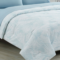 Ardor Bayview Blue 7 Pcs Bed-In-A-Bag Comforter Set with Sheet Set Queen thumbnail