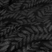 Ardor Rui Black Embossed Velvet Soft Quilt Cover Set King thumbnail